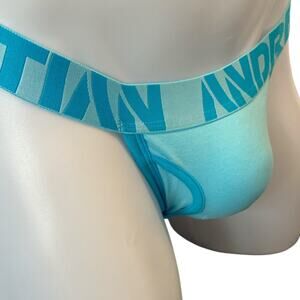 Andrew Christian Fly Y-Back Thong Sky Blue Small